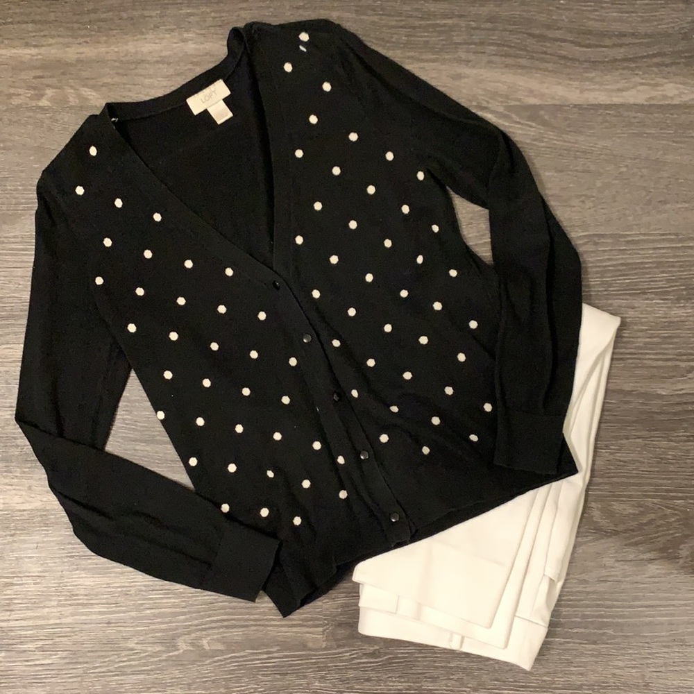 Dotted Loft Cardigan